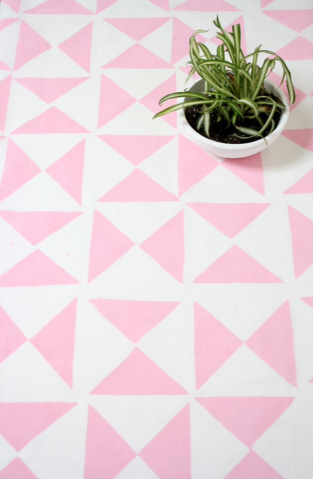 Geometric photo booth backdrop