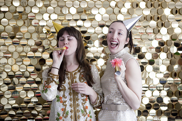 Gold sequin photo booth backdrop